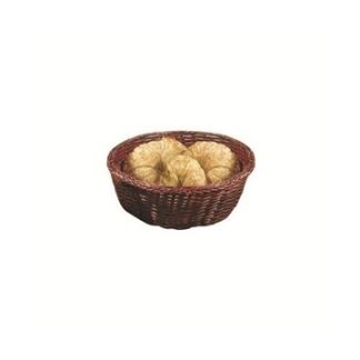 ROUND BASKET BROWN WOVEN