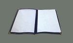 MENU COVER DOUBLE BLK 14"