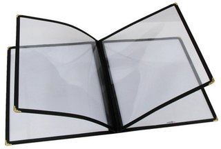 MENU COVER 4 PAGE BLACK
