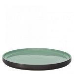 PLATE FLAT GEO GREEN 26 CM TBD