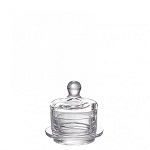 GLASS DESSERT & BUTTER DISH
