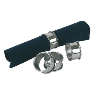 NAPKIN RING S/S 4EA/SET