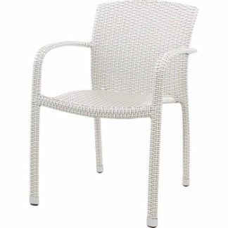 ARM CHAIR MEGAN WIT/BRUIN RAND