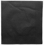 QUATTRO NAPKIN 4PLY BLACK TBD - CASE OF 15 PACK