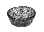 SPECKLED GLASS SAUCE JUG BLACK