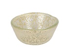 SPECKLED GLASS SAUCE JUG BEIGE