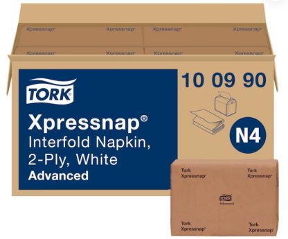 XPRESSNAP DISPENSER REFILL NAPKIN 2PLY WHITE - CASE OF 6000 EACH