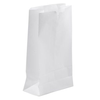 BAGS GROCERY 4 LBS. WHITE - BUNDLE OF 8 PACK