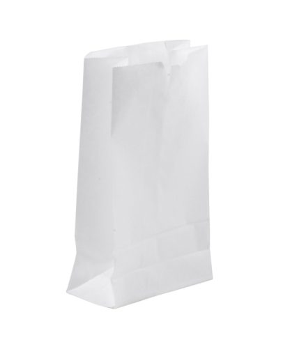 BAGS GROCERY 4 LBS. WHITE - BUNDLE OF 8 PACK