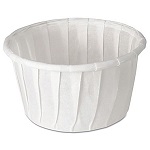 PAPER PORTION CUP PLEATED  1oz - PACK OF 250 EACH