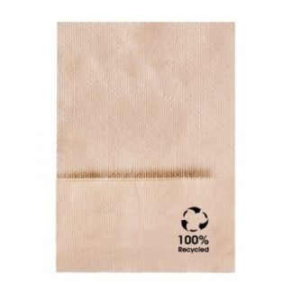 MINI NAPKIN 1 PLY BRN 17X17CM - PACK OF 200 EACH