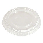 LID PLASTIC FOR 2-4oz PORTION CUP - PACK OF 100 EACH