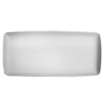 RECTANGLE PLATE 14X6.5" CHALK - DZN of  12
