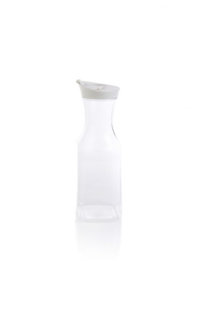 CAPRI SQUARE GLASS CARAFE SMALL 32oz SRT