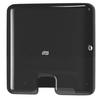 DISPENSER MINI MULTIFOLD TOWEL BLACK - EACH