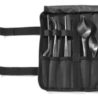CHEF PLATING SET BLACK - SET OF 6 PIECES