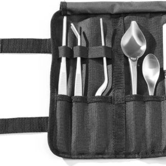 CHEF PLATING SET SATIN FINISH - SET OF 6 PIECES
