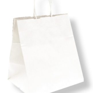 GIFT BAG WHITE 26X20X27CM - CASE OF 250 EACH