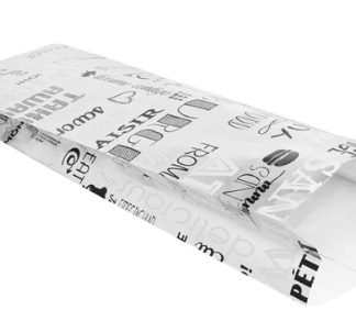 SANDWICH BAG SILVER PARCHMENT+ALUMIMIUM 12+4X35CM - PACK OF 500 EACH