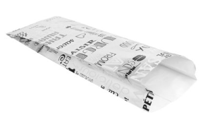 SANDWICH BAG SILVER PARCHMENT+ALUMIMIUM 12+4X35CM - PACK OF 500 EACH