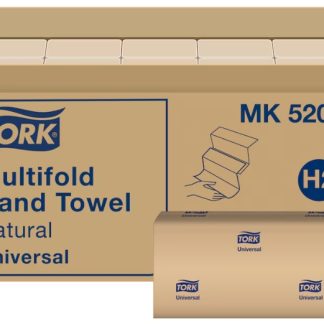 MULTIFOLD TOWELS NATURAL H2 TBD - CASE OF 4000 EACH