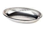 ROLLED EDGE BOWL 31.0X21.0CM