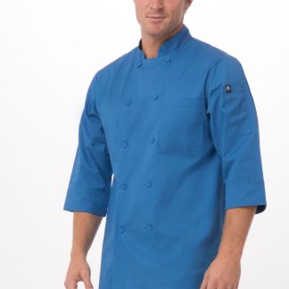 MOROCCO CHEF COAT 3/4 SLEEVE LIME TBD - SIZE XLARGE