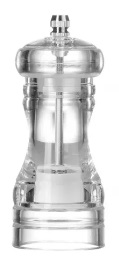 ACRYLIC SALT MILL 14CM