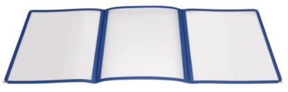 MENU COVER TRIPLE BLUE TBD