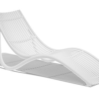 IBIZA SUN LOUNGER, WHITE - EACH