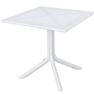 SQUARE TABLE SUPRA-TEK 80X80X75CM WHITE - EACH