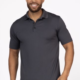 MEN'S POLO SHIRT IRON GRAY - SIZE MEDIUM