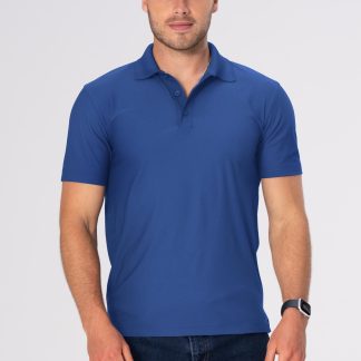 MEN'S POLO SHIRT ROYAL - SIZE 2XLARGE