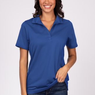 WOMEN'S POLO SHIRT ROYAL - SIZE XSMALL