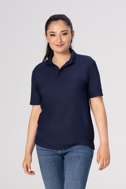 WOMEN'S POLO SHIRT NAVY - SIZE XLARGE
