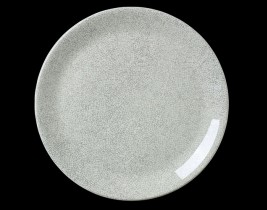 INK CRACKLE GREY COUPE PLATE 20.25CM (8") - EACH