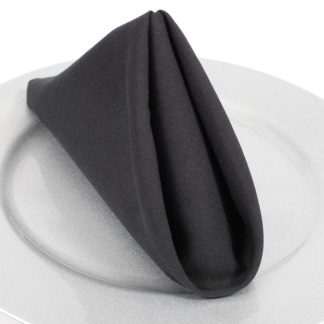 NAPKIN 20X20" BLACK 6.8oz - CASE OF 12 PACK