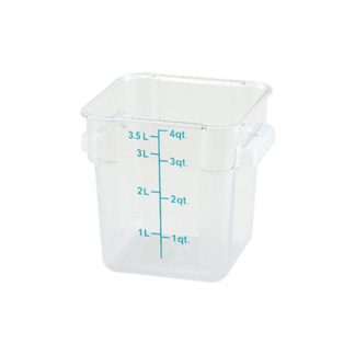 CONTAINER SQUARE CLEAR 4QT TBD