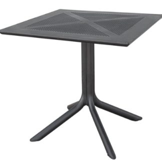 SQUARE TABLE SUPRA-TEK 80X80X75CM BLACK - EACH
