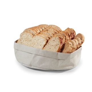 BREAD BAG 26.5CM PAPER IN GRAY