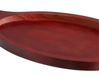 OVAL PINE WOOD UNDERLINER MAHOGANY FINISH - EACH